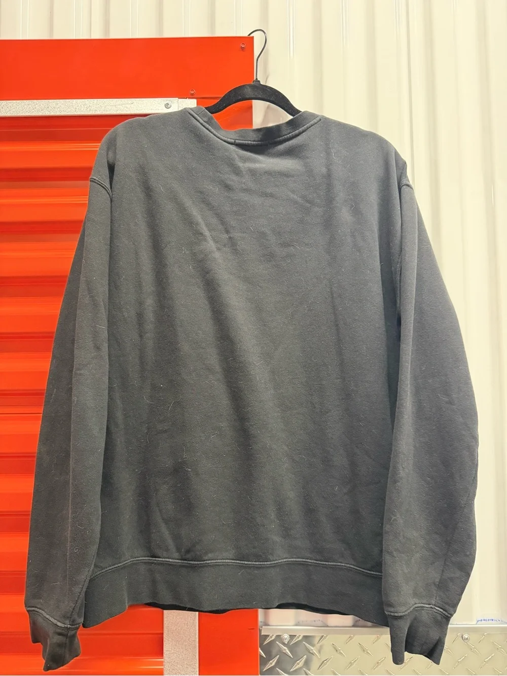 Obey Black Crewneck with White Block Logo